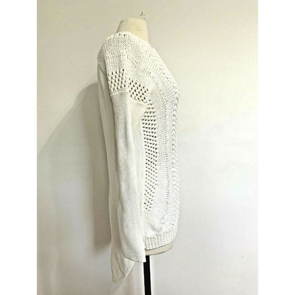 Sass & Bide Australia Size Small Mojo Kiko Knit Top White Designer GORGEOUS - Picture 3 of 7